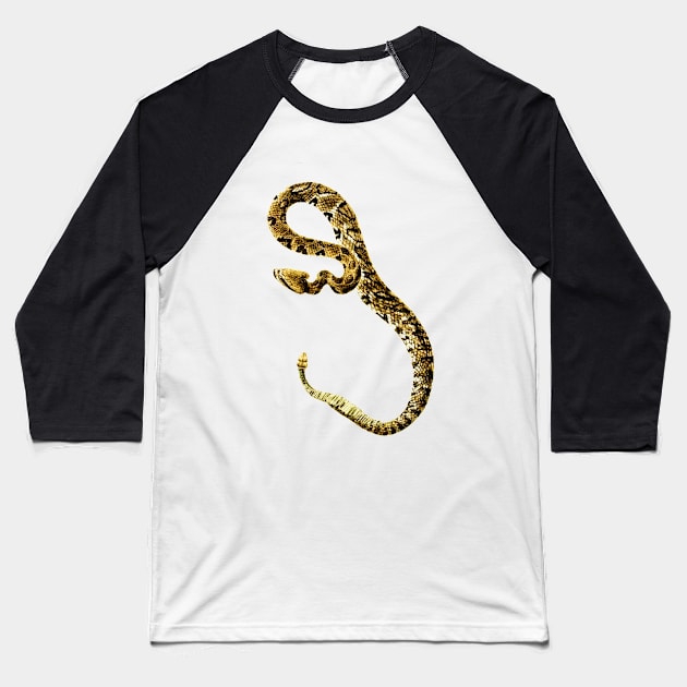 serpent,cobra,reptile,viper,venom,lizard,rattlesnake,king cobra,dragon,hydra,poison,venomous,plumber's snake,pythonidae,pythons,auger,python,squamata,serpentine,worm,big,ophidian,rattlesnakes,medusa,snakebite Baseball T-Shirt by vabontchi